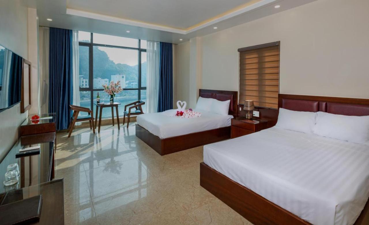 Aroma Cat Ba Sea View Hotel Chan Chau Eksteriør billede