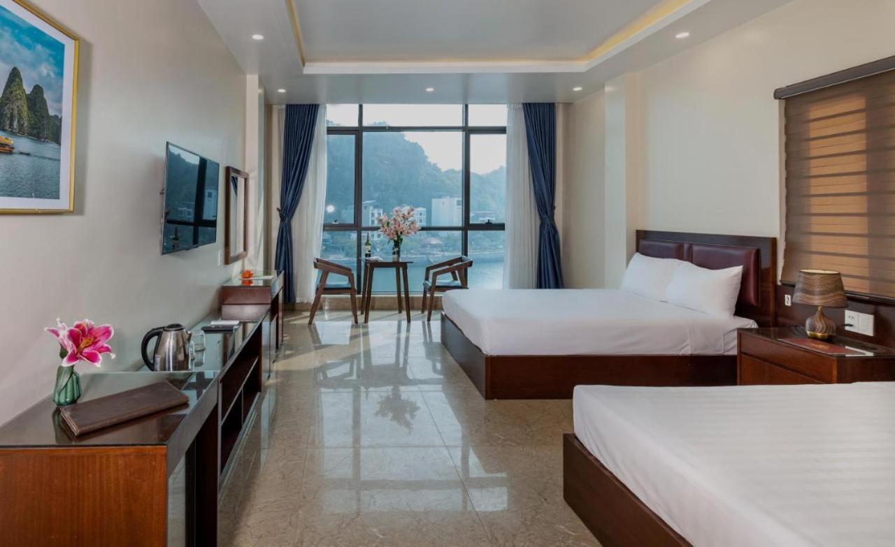Aroma Cat Ba Sea View Hotel Chan Chau Eksteriør billede