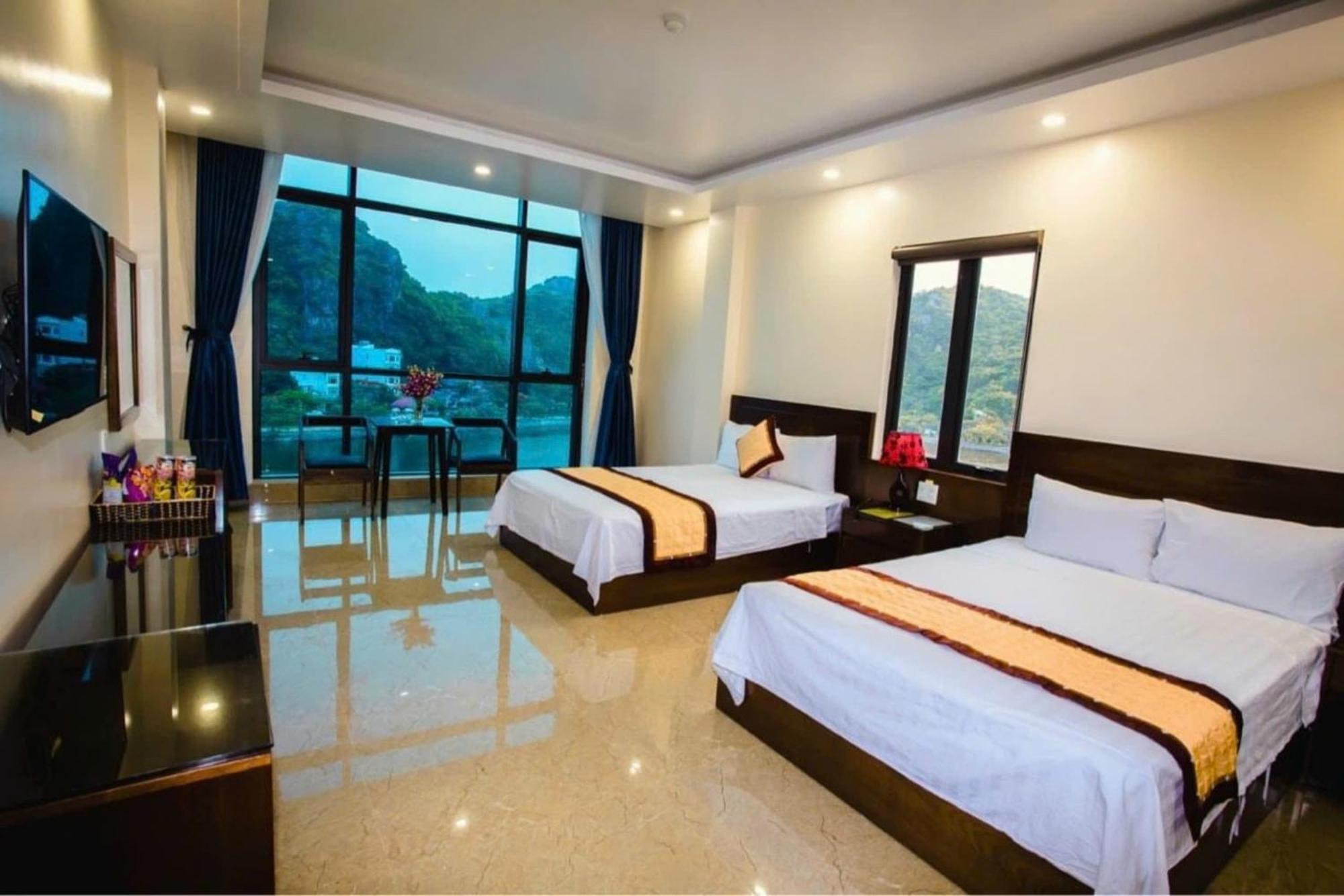 Aroma Cat Ba Sea View Hotel Chan Chau Eksteriør billede